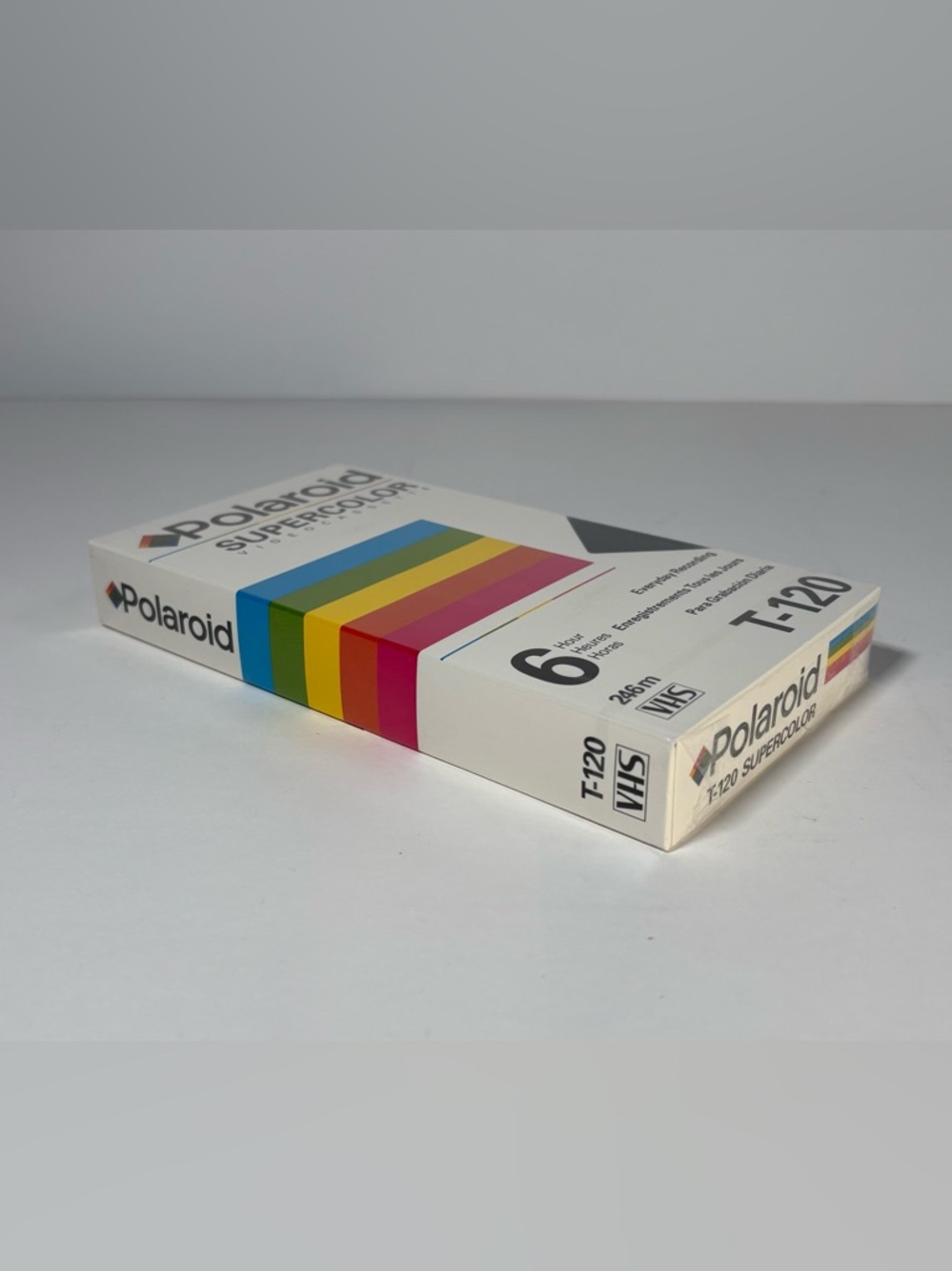 Polaroid T-120 Supercolor VHS Blank Tape 6 hr Everyday Recording